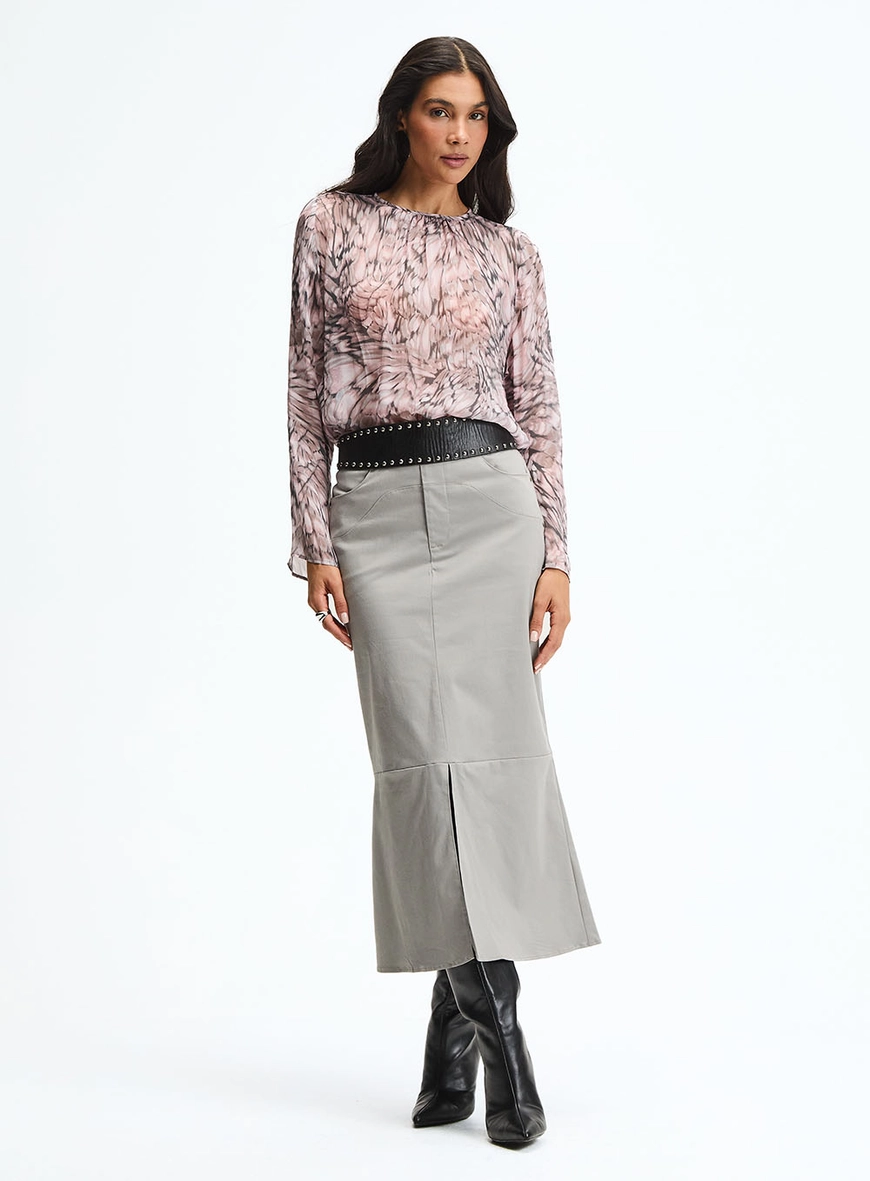 Blusa Godê Estampada Manga Longa Estampados 4
