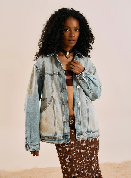 Jaqueta Jeans Oversized Jaqueta Jeans Oversized | Open