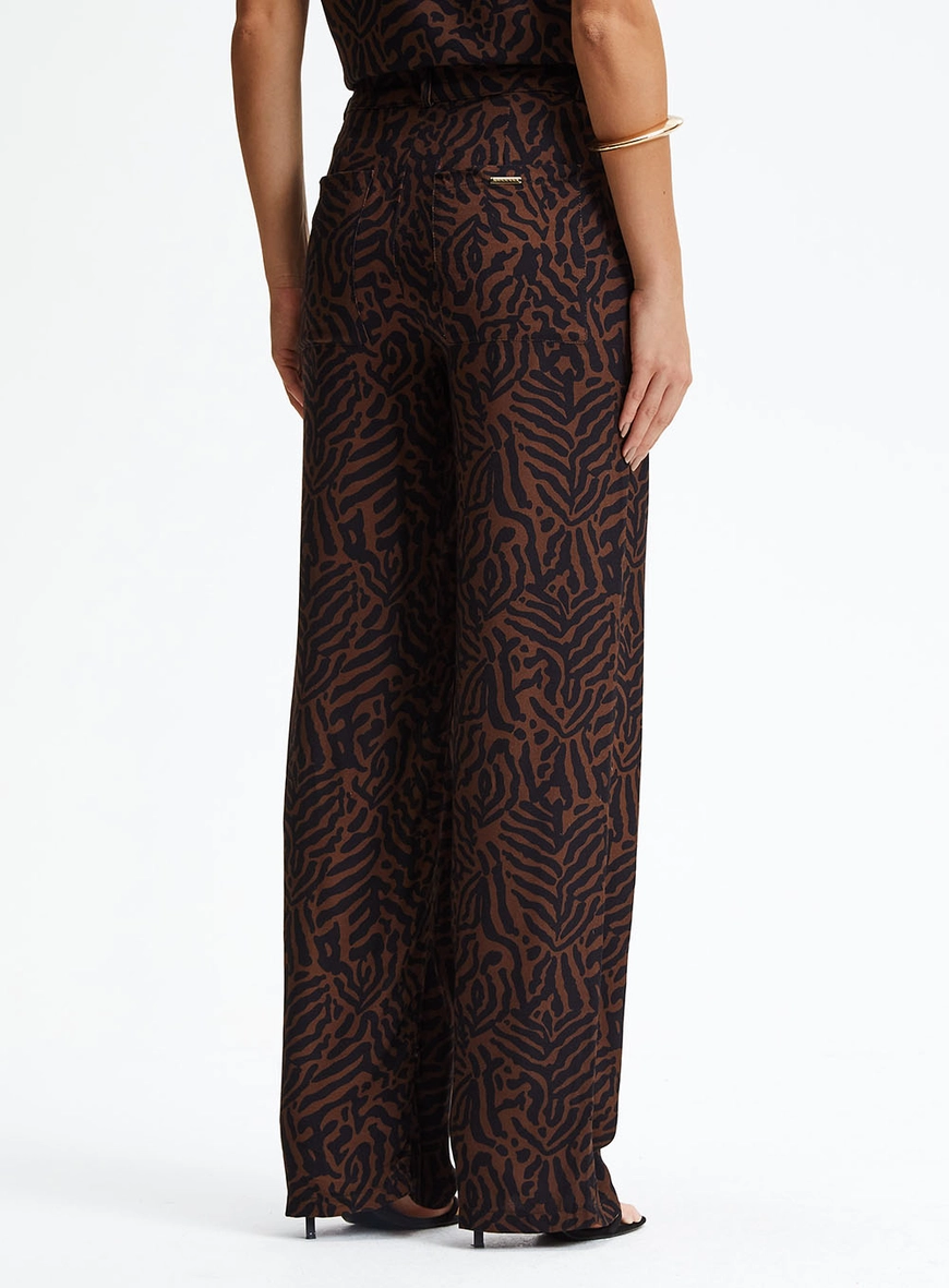 Calça Alfaiataria Reta Jacquard Estampados 4