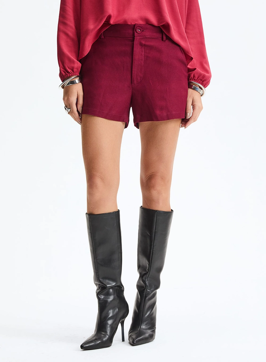 Short Alfaiataria Com Passantes Bordo 2