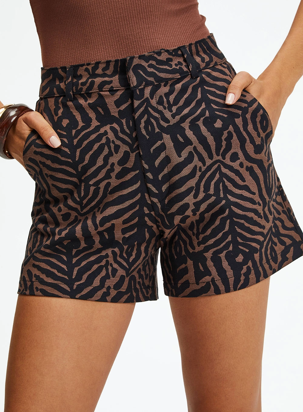 Short Jacquard Alfaiataria Estampados 3