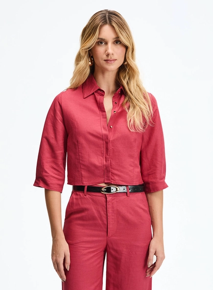 Camisa De Alfaiataria Comfort Com Manga Sino