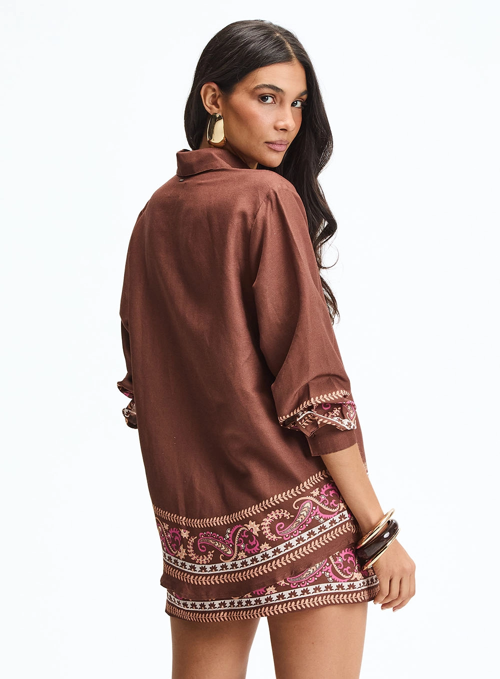 Camisa Feminina Comfort - Jardim Outono Estampados 4
