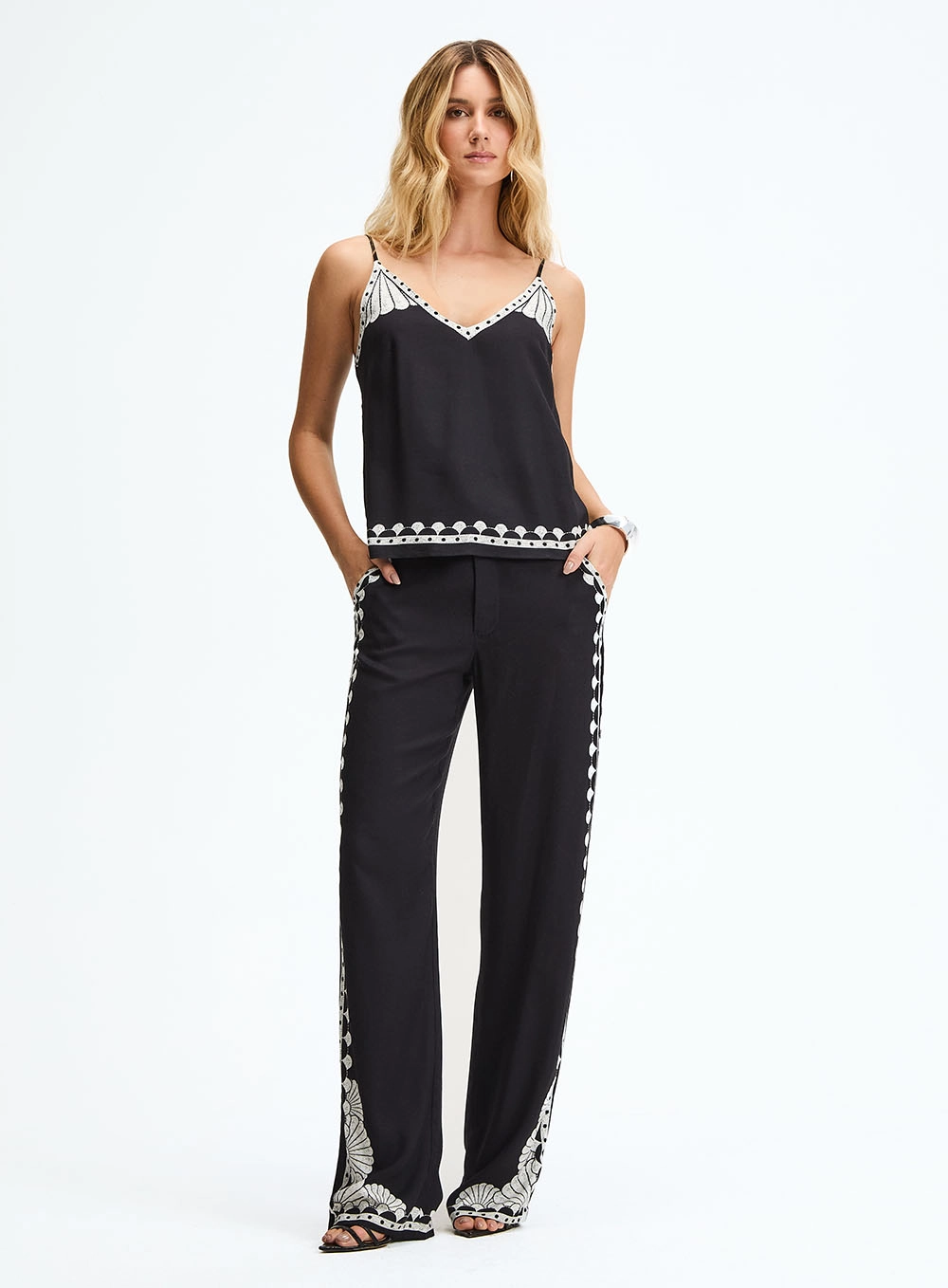 Blusa Comfort Estampada Preto 3