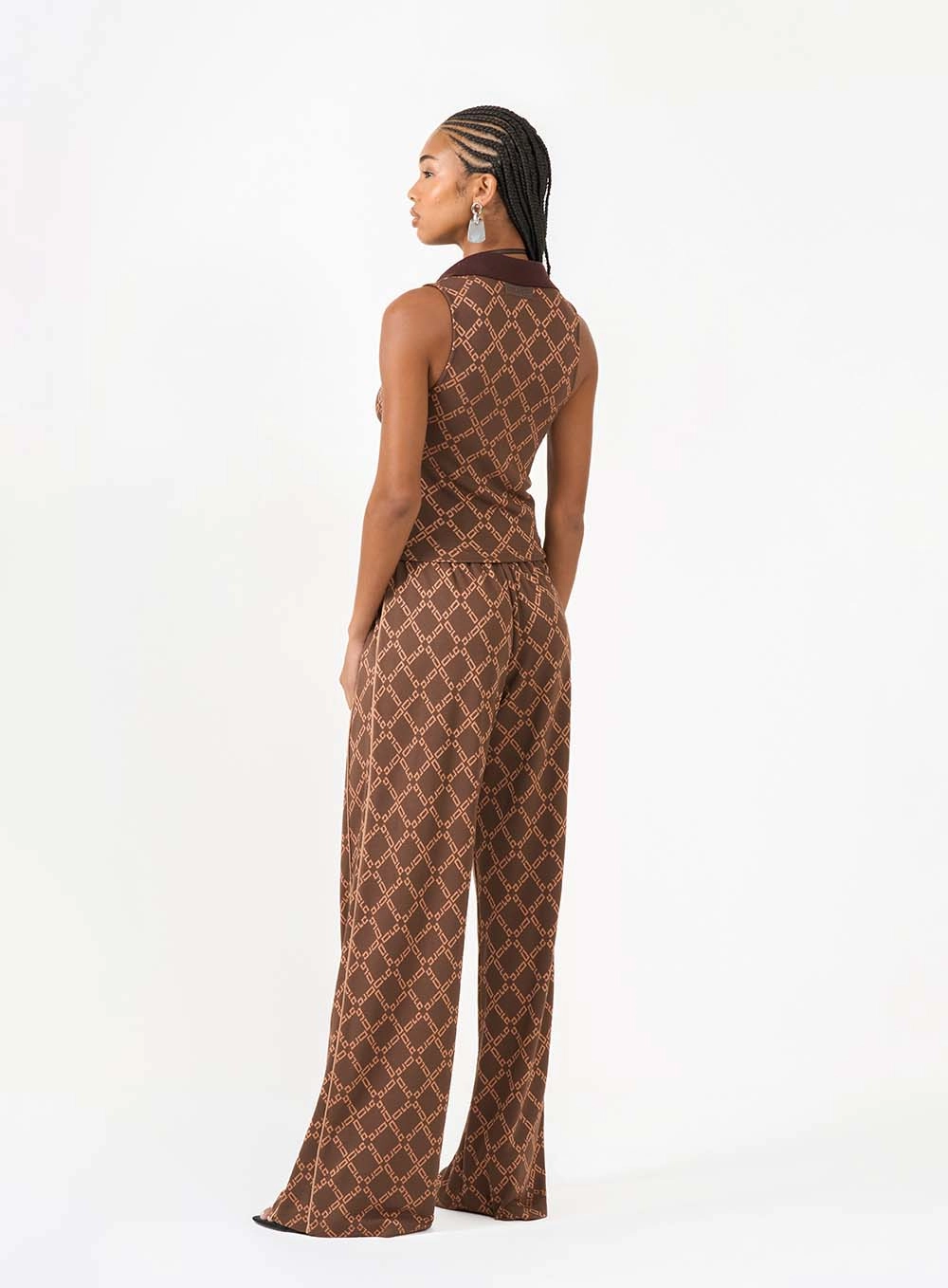 Calça Feminina Reta Alta Estampados 2