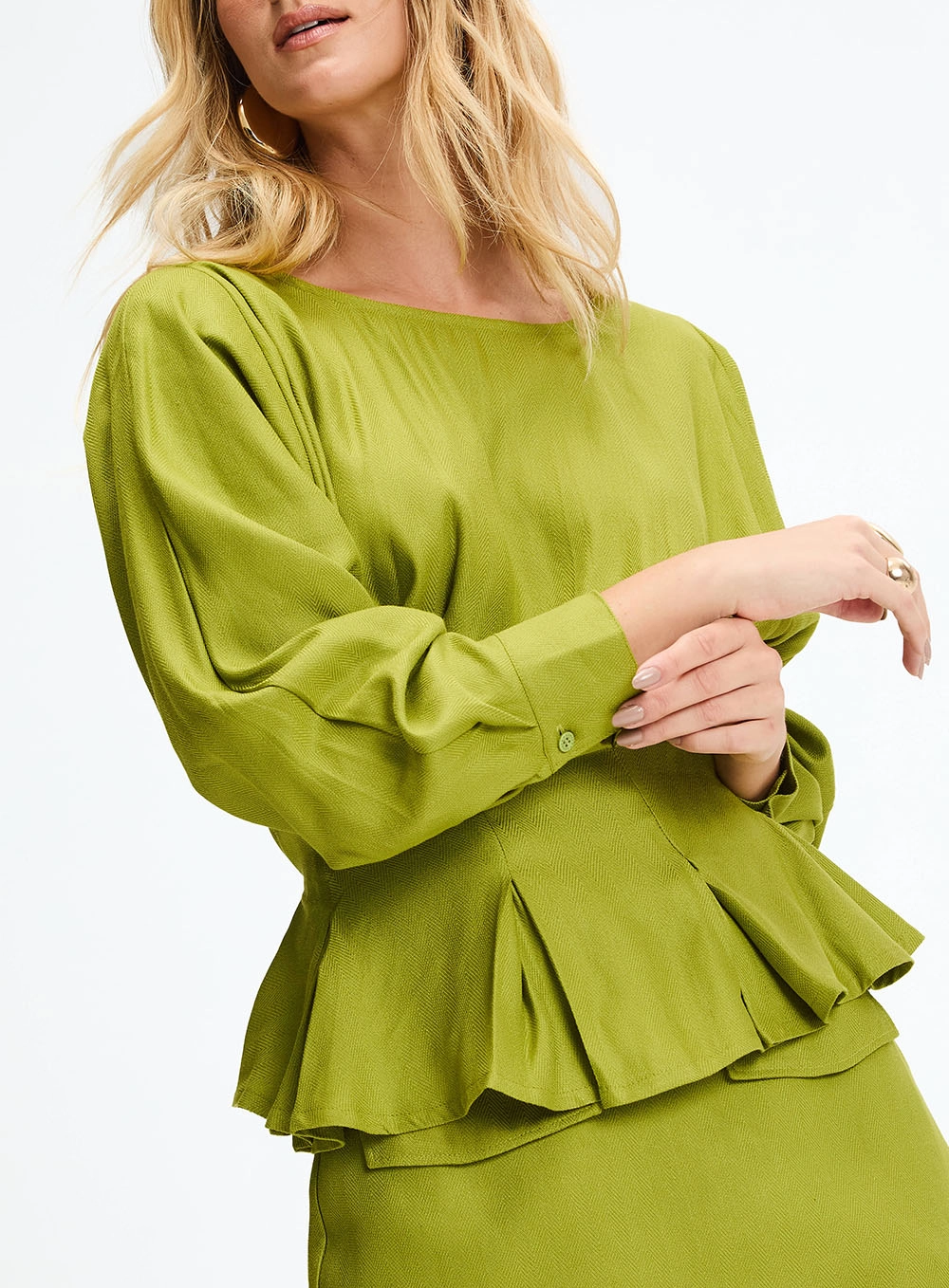 Blusa Comfort Manga Longa Verde 3
