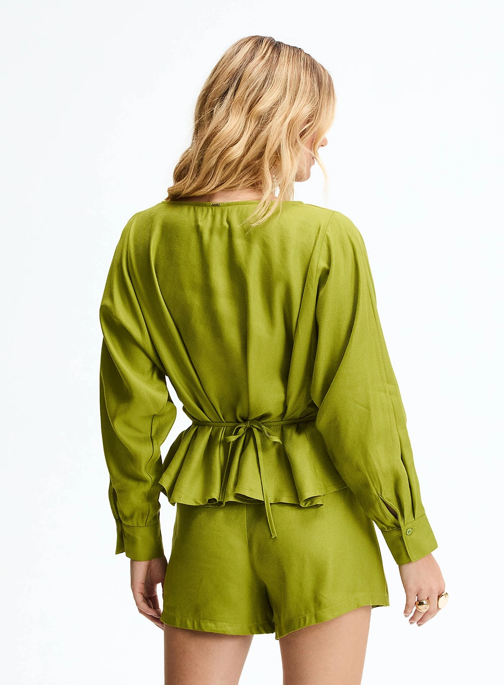 Blusa Comfort Manga Longa Verde 4