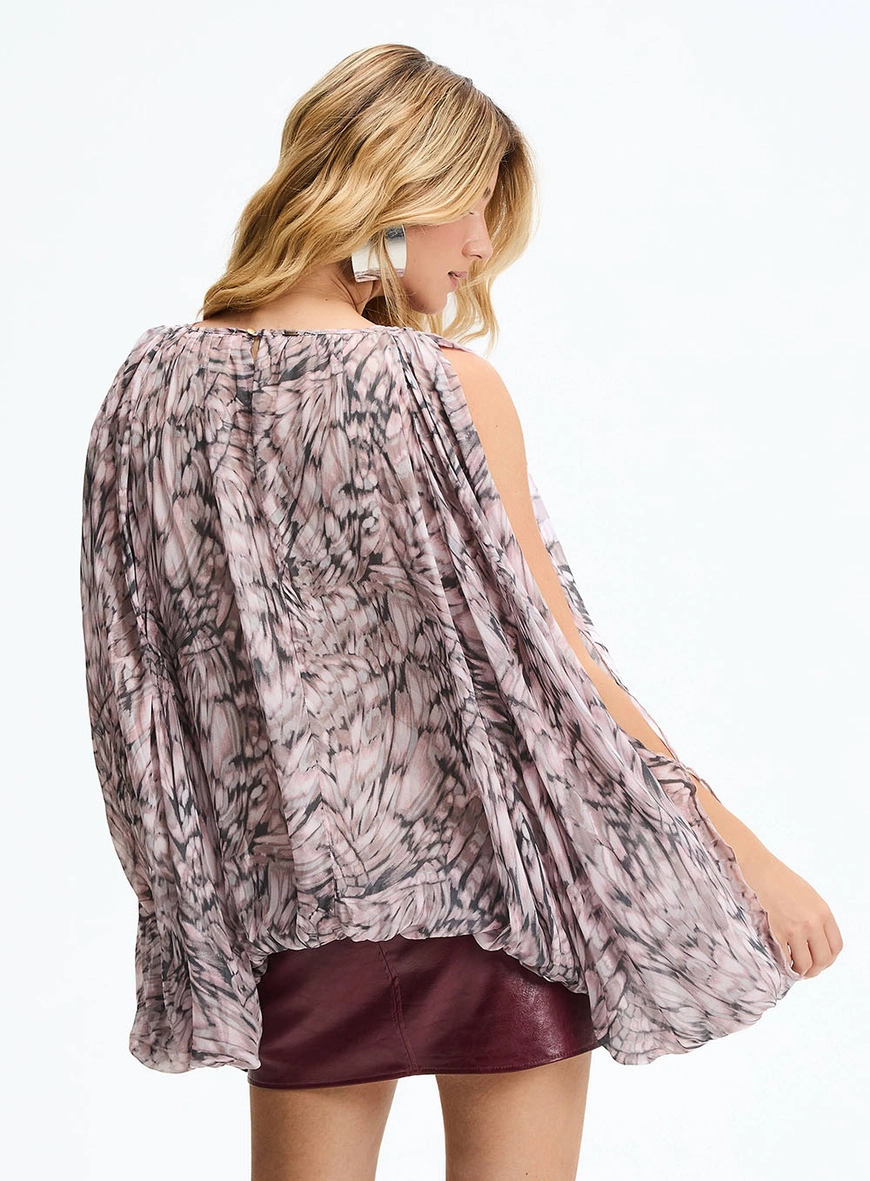 Blusa Estampada Balonê Estampados 4