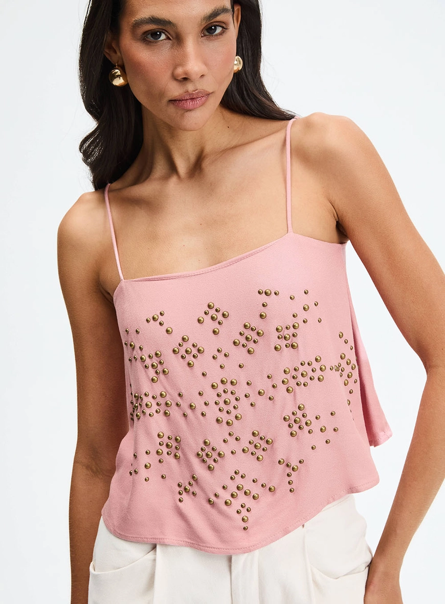 Blusa Comfort Com Aplicação Rosa 3