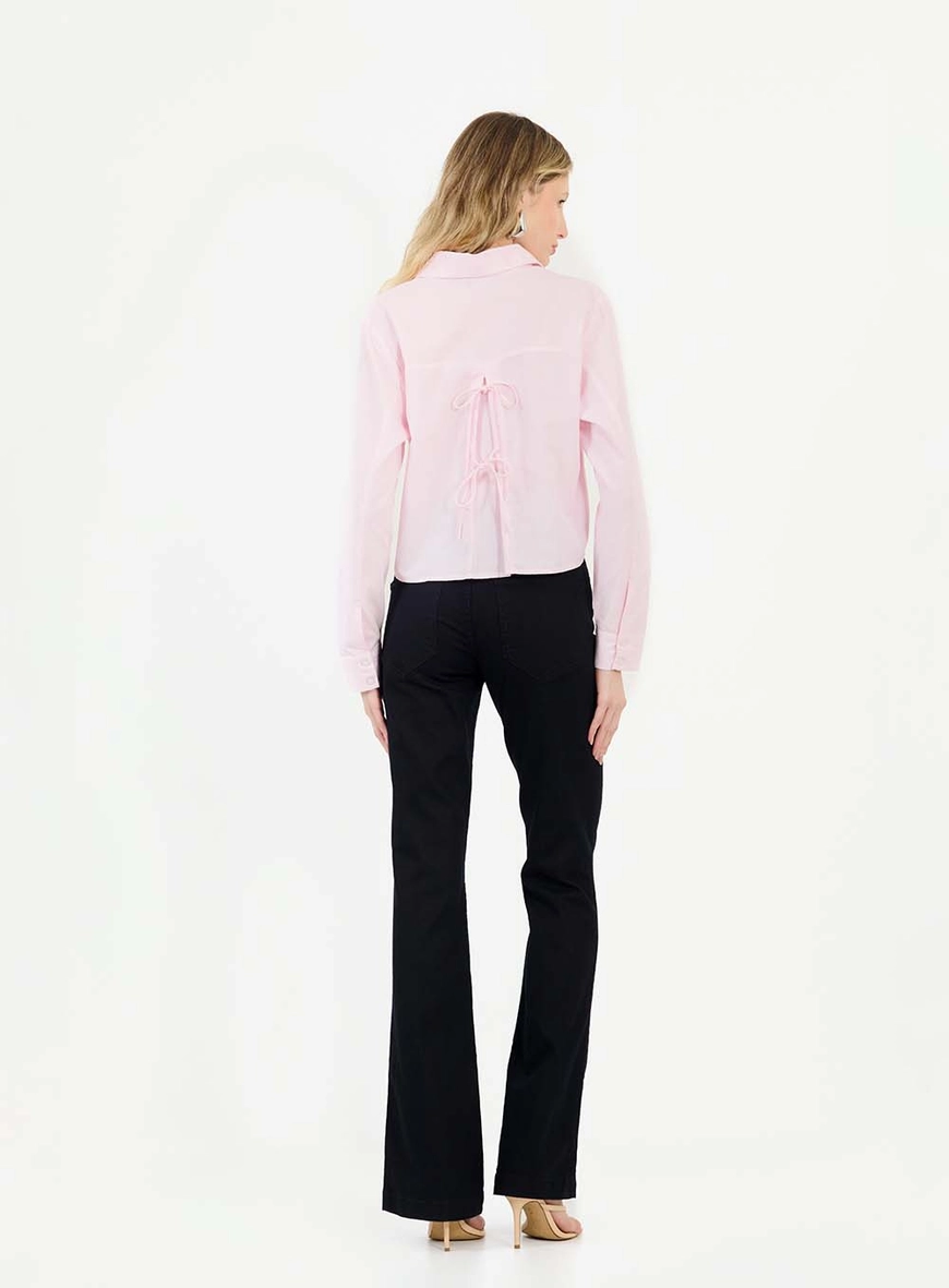 Camisa Cropped Comfort Estampada Com Amarração Estampados 4