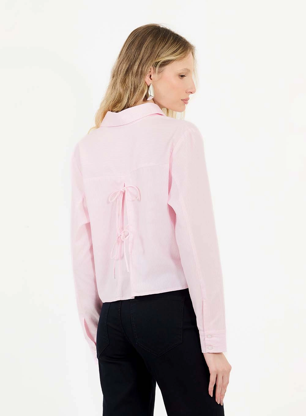 Camisa Cropped Comfort Estampada Com Amarração Estampados 2