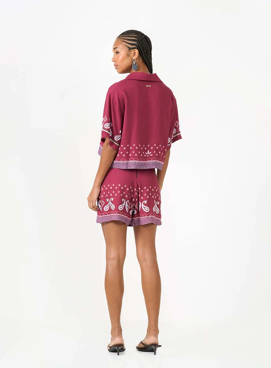 Camisa Feminina Box Estampada Estampados 4