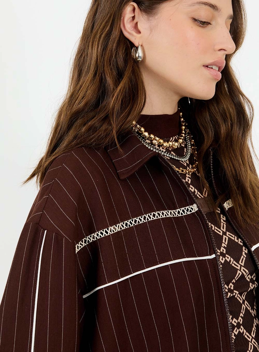 Jaqueta Bomber Jacket Risca De Giz Estampados 3