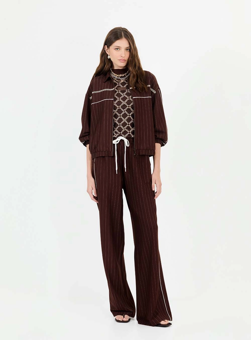 Jaqueta Bomber Jacket Risca De Giz Estampados 5