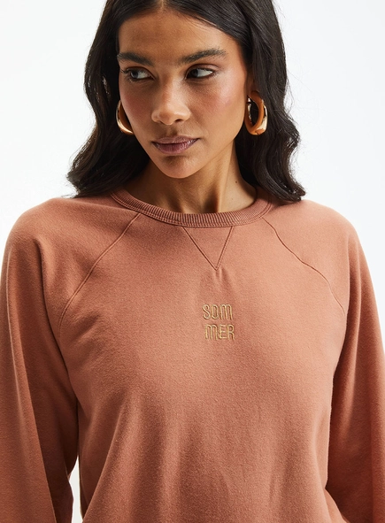 Blusão Moletom Feminino Reglan Com Detalhes