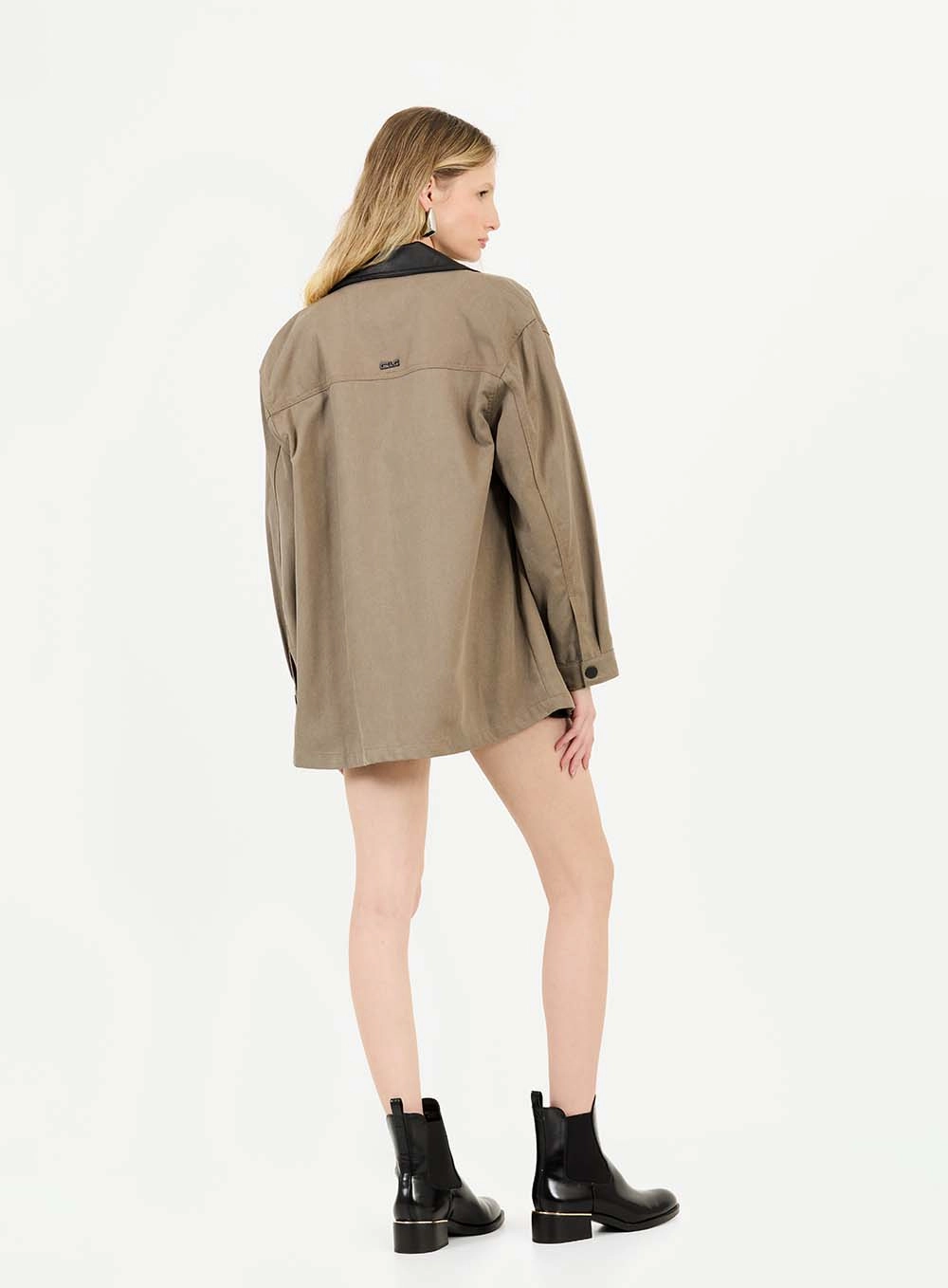 Jaqueta Parka Com Gola De Pu Marrom 4