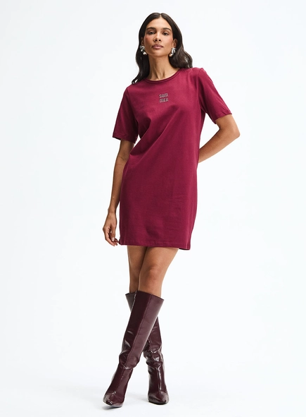 Vestido Curto Básico Boyfriend