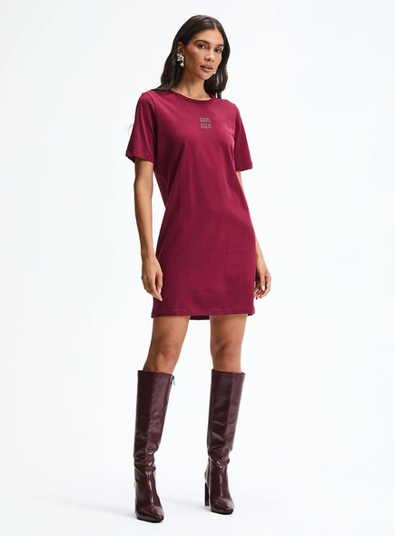 Vestido Curto Básico Boyfriend
