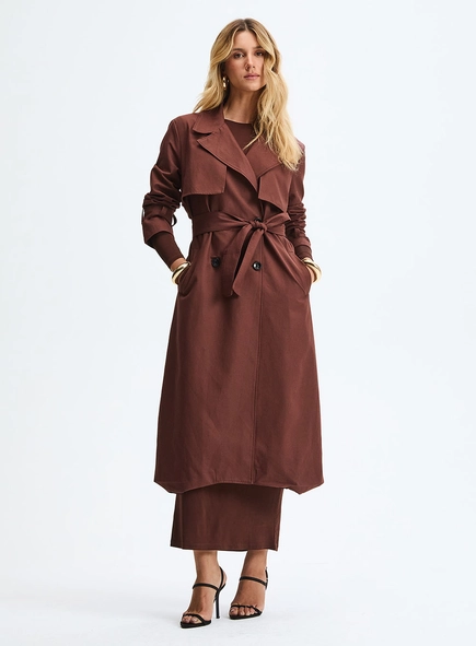 Casaco Feminino Trench Coat