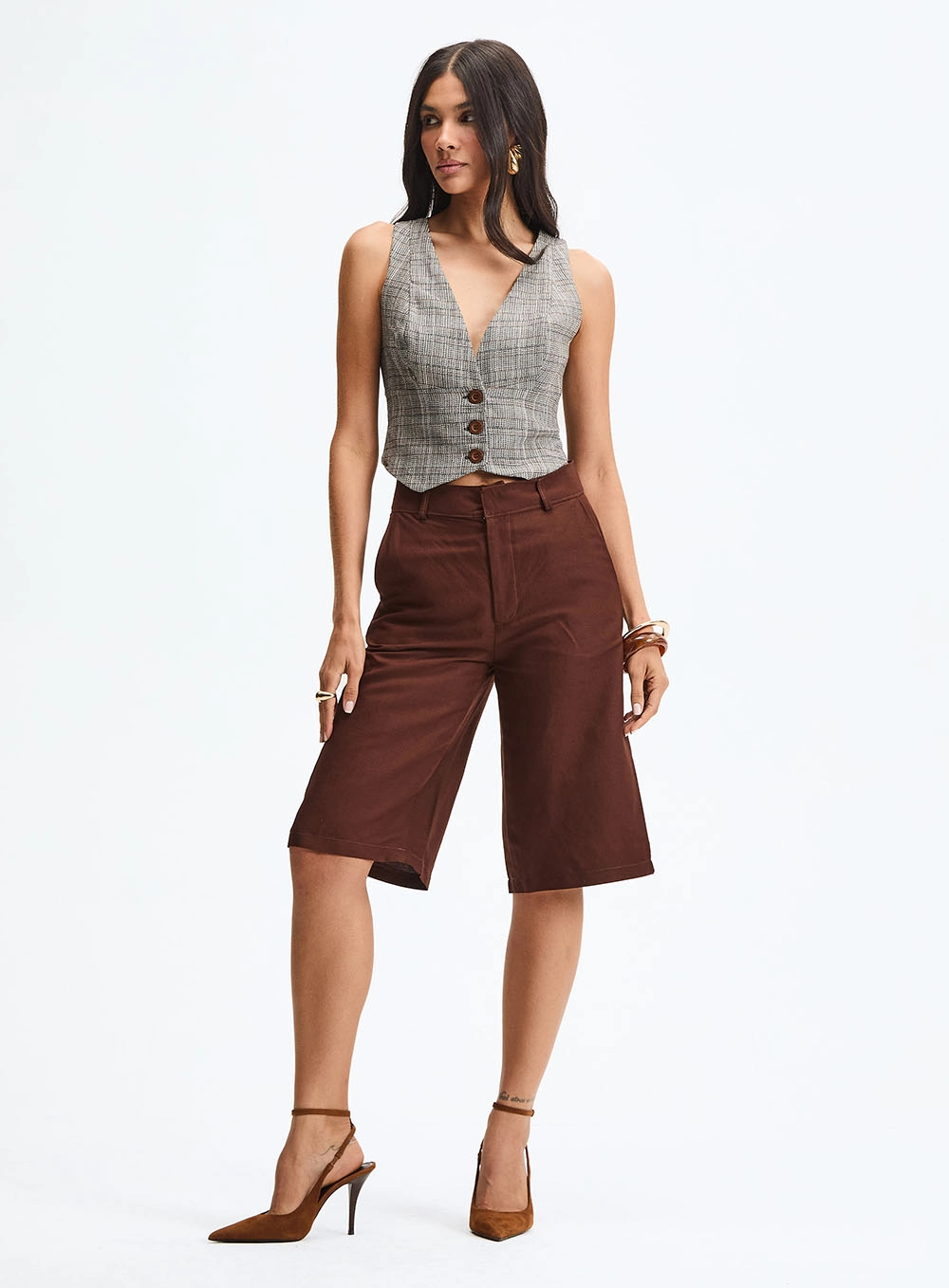 Colete Alfaiataria Slim Estampado Estampados 4
