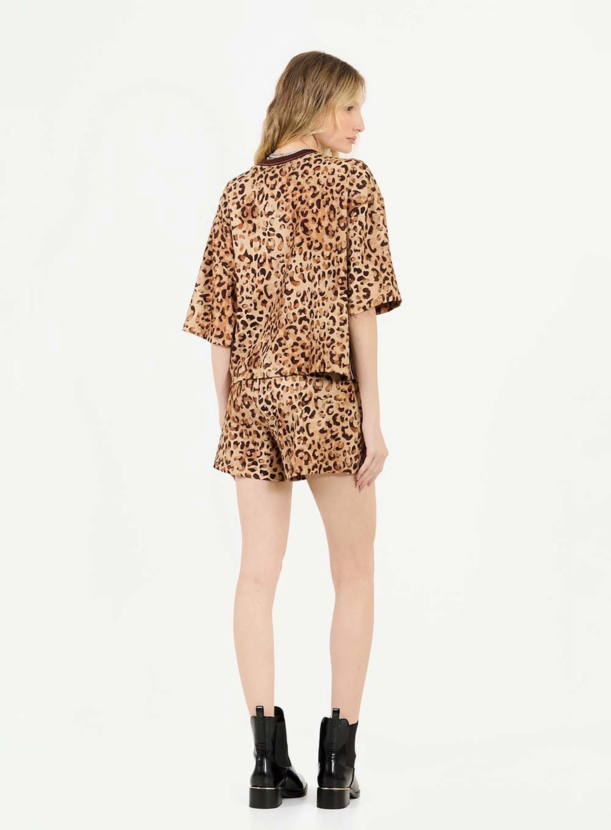 Camiseta Feminina Over Box Feline Estampados 5