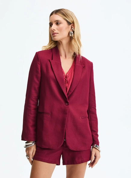 Blazer Comfort Com Linho
