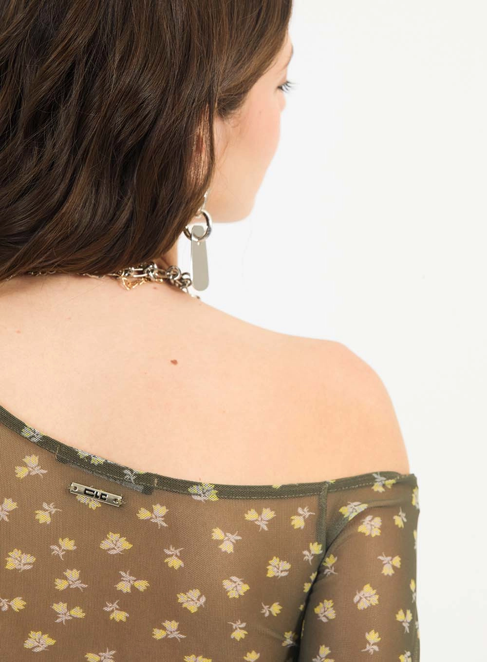 Blusa Slim Estampada Assimétrica Com Franzido Estampados 3