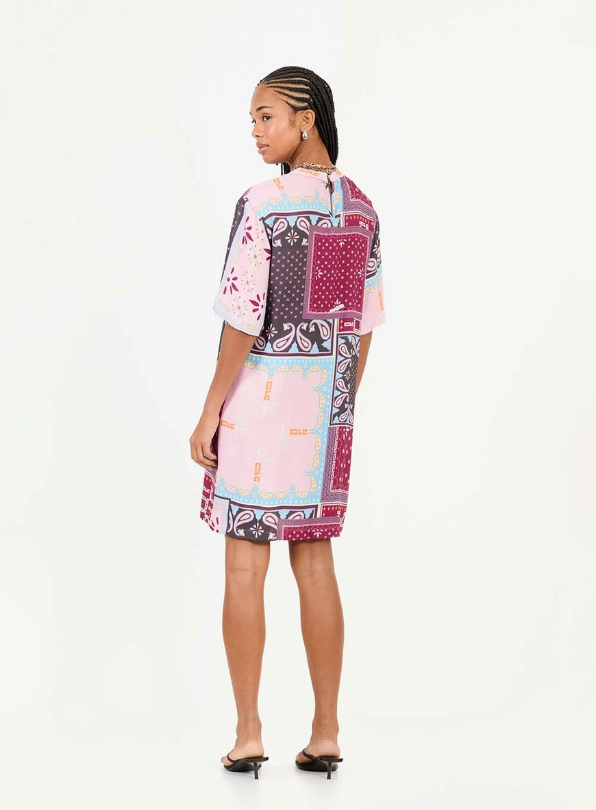Vestido Boy Estilo T-shirt Dress Estampado Estampados 2