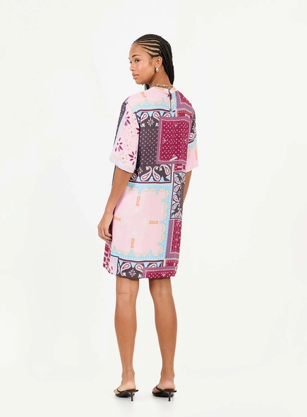 Vestido Boy Estilo T-shirt Dress Estampado