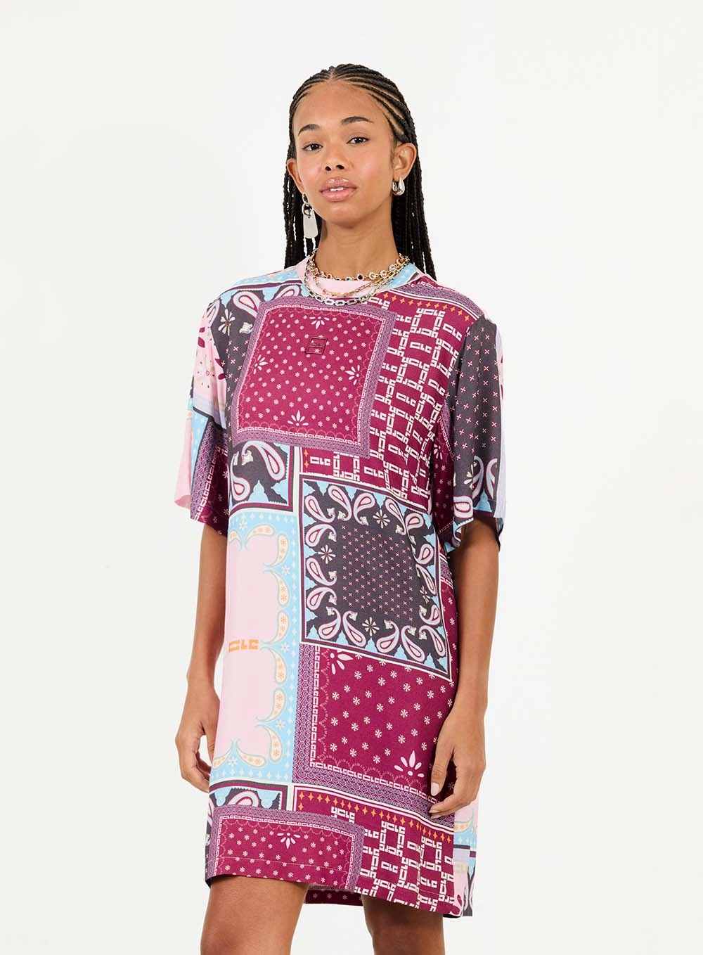 Vestido Boy Estilo T-shirt Dress Estampado Estampados 3