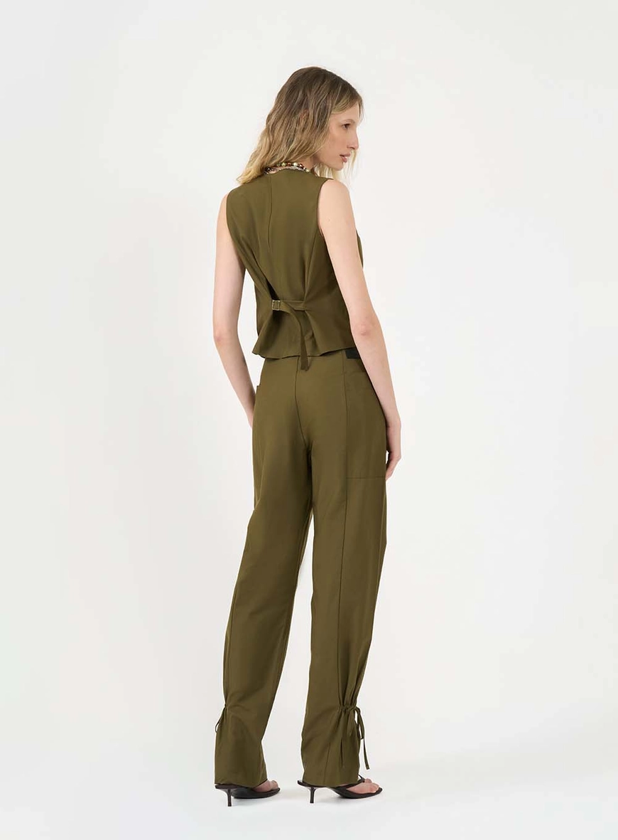 Colete Comfort Com Passante De Metal Verde 3
