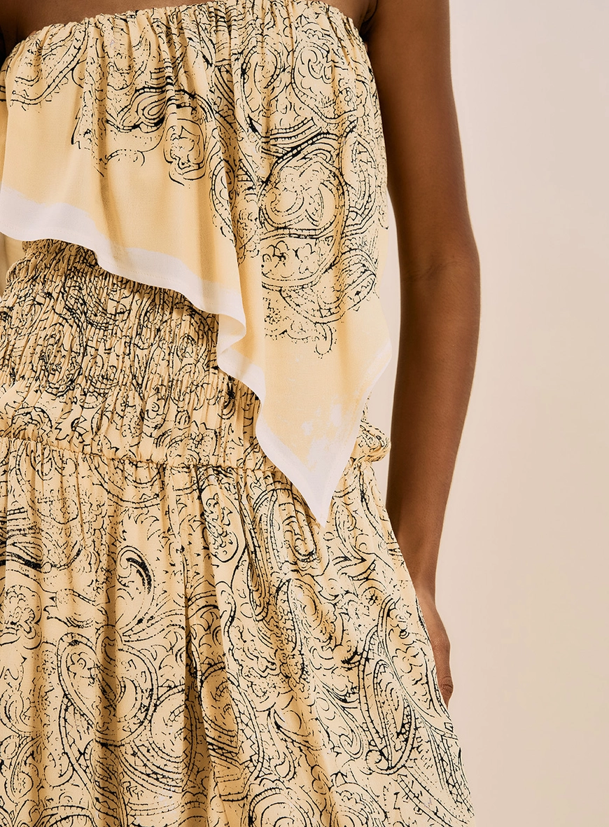 Vestido Midi Paisley Print Estampas 2