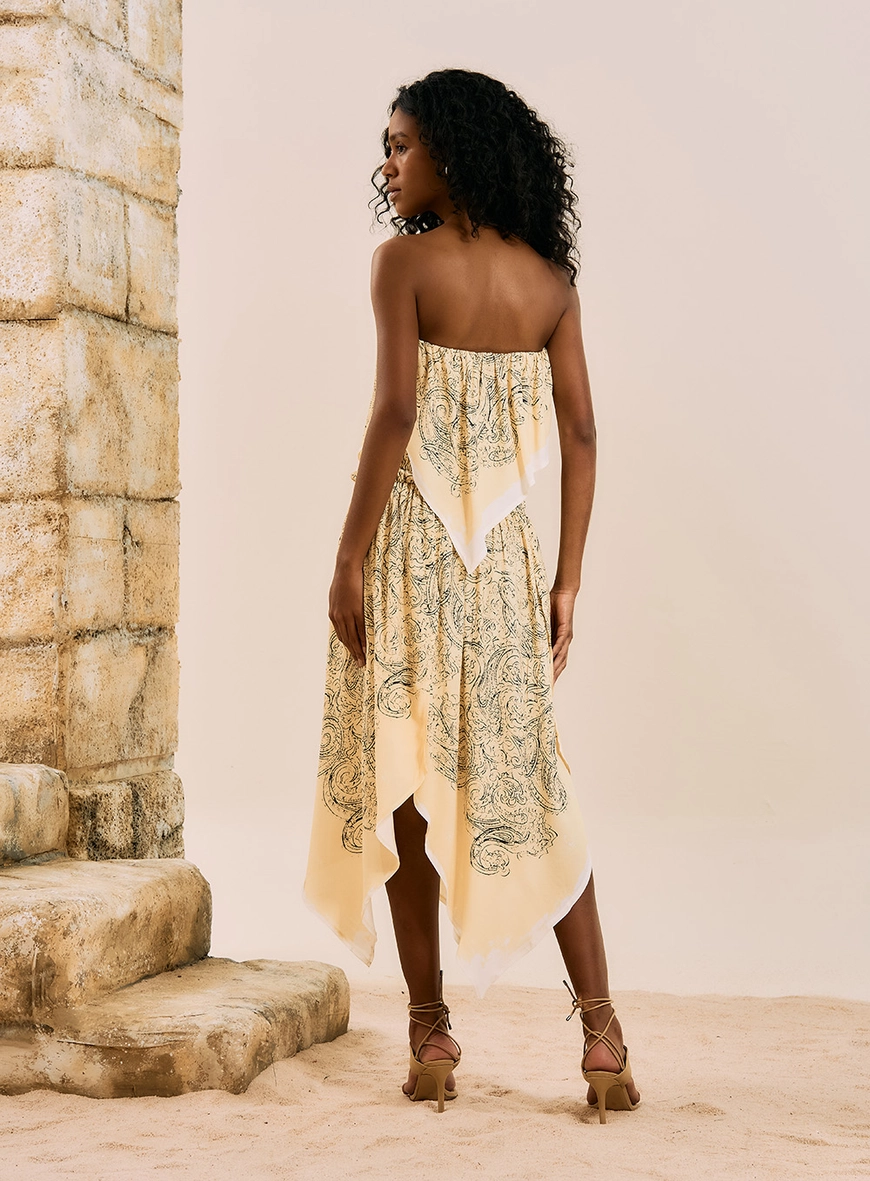 Vestido Midi Paisley Print Estampas 3