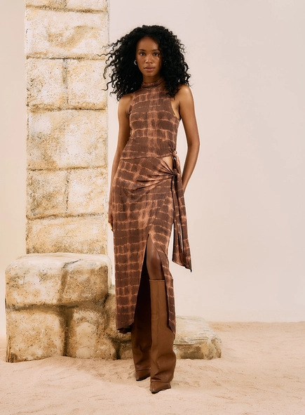 Vestido Midi Estampado