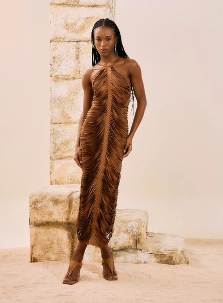Vestido Midi Escultural