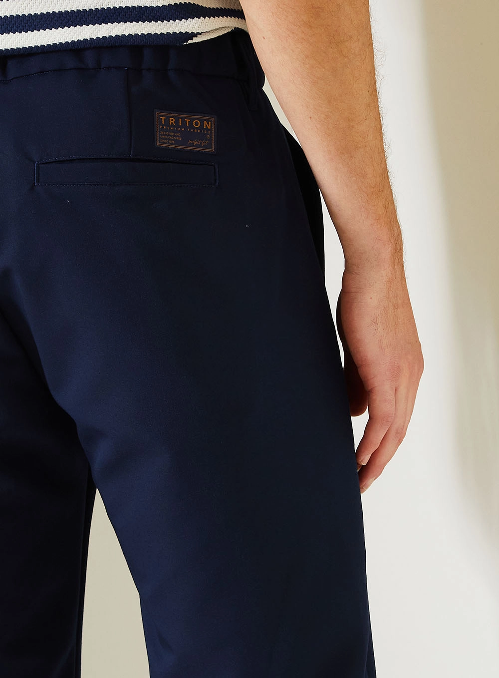 Calça Harry Masculina Com Bolsos Embutidos Azul Darkness 3
