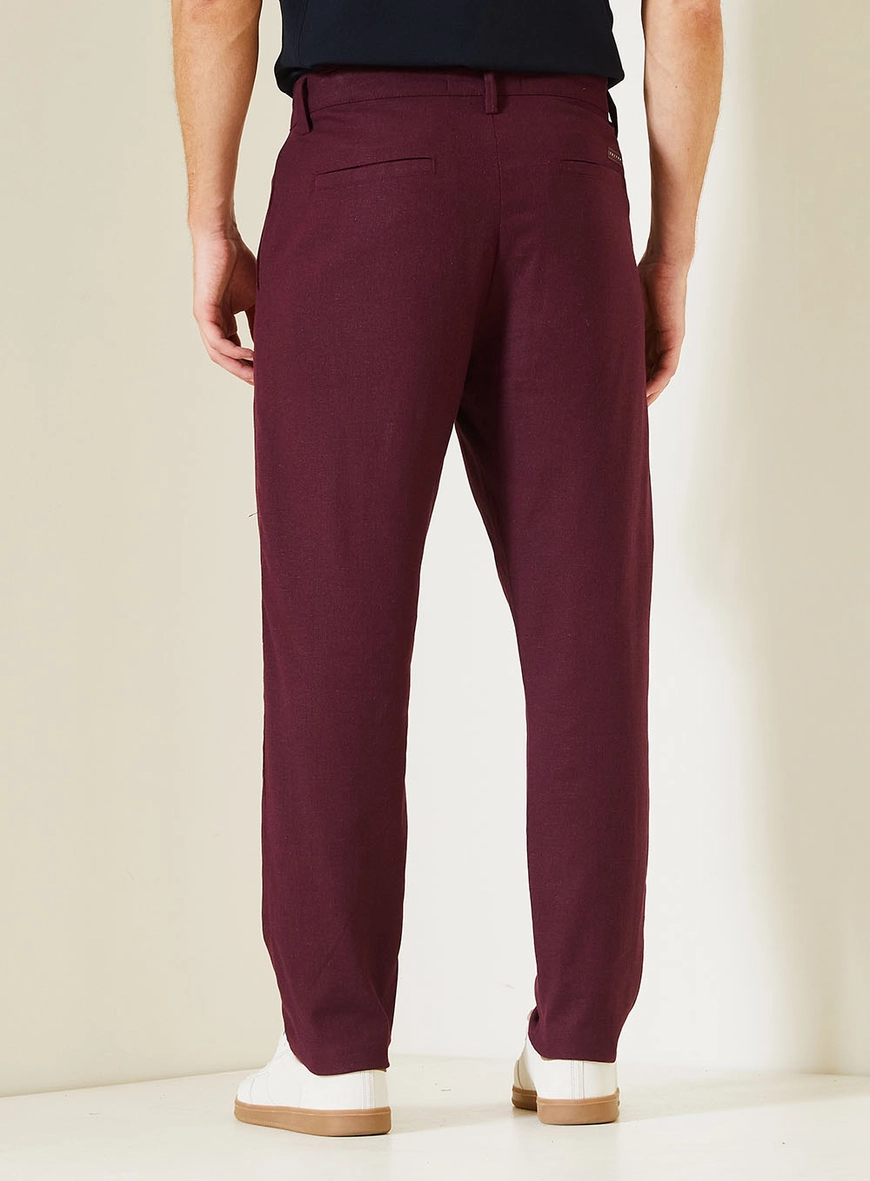 Calça Masculina De Alfaiataria Harry Bôrdo 4