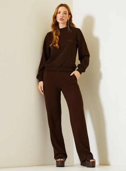 Calça Comfort Feminina Com Bolsos Laterais