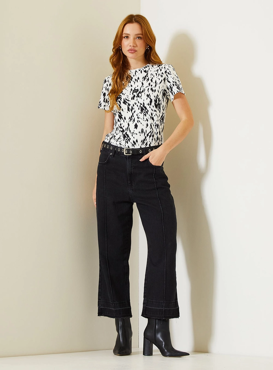 Camiseta Slim Estampada Com Manga Curta Estampados 3