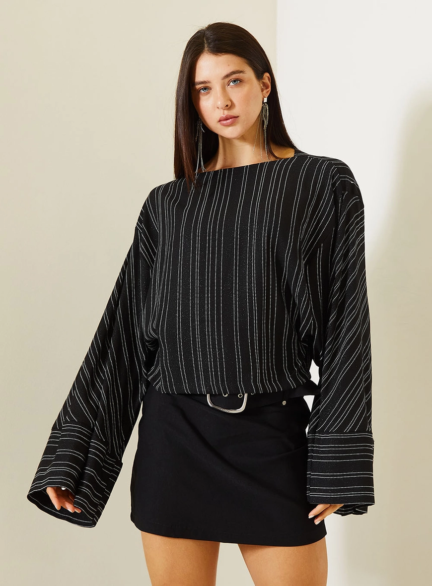 Blusa Feminina Estampada Comfort Com Manga Longa Estampados 1