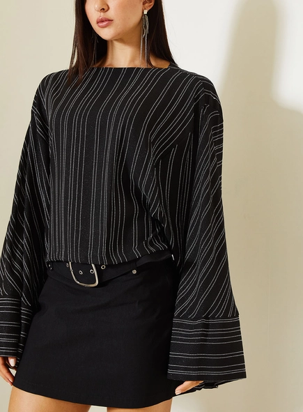 Blusa Feminina Estampada Comfort Com Manga Longa