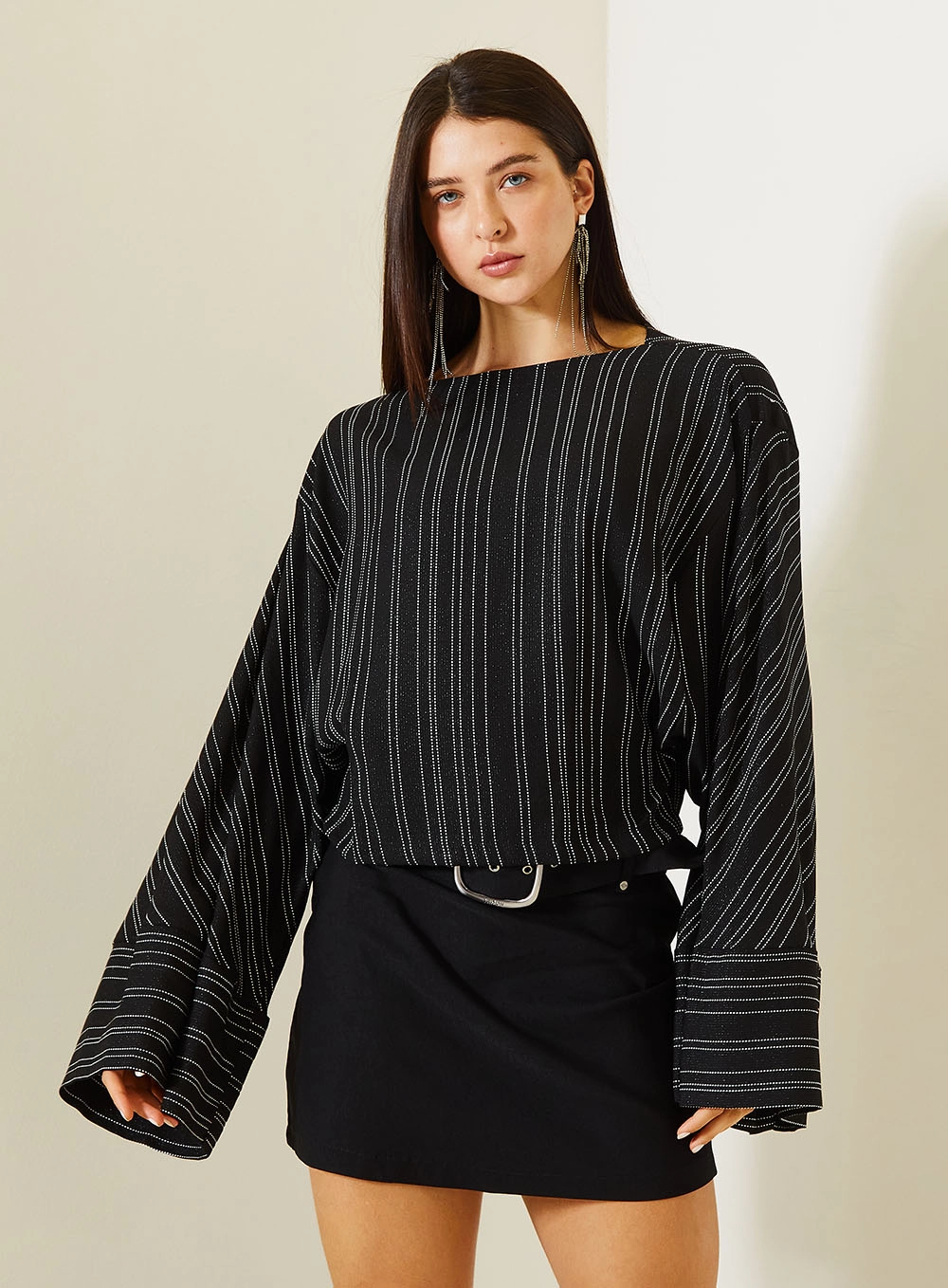 Blusa Feminina Estampada Comfort Com Manga Longa Estampados 1