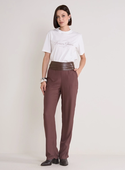 Calça Alfaiataria Feminina Cenoura