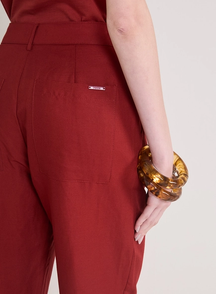 Calça Alfaiataria Cenoura Feminina