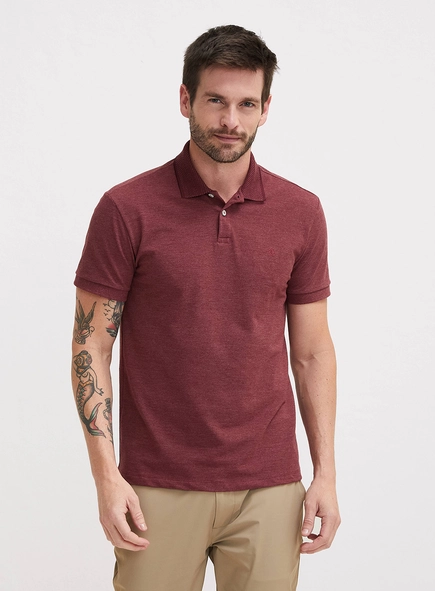 Polo Masculina Muscle Com Bordado
