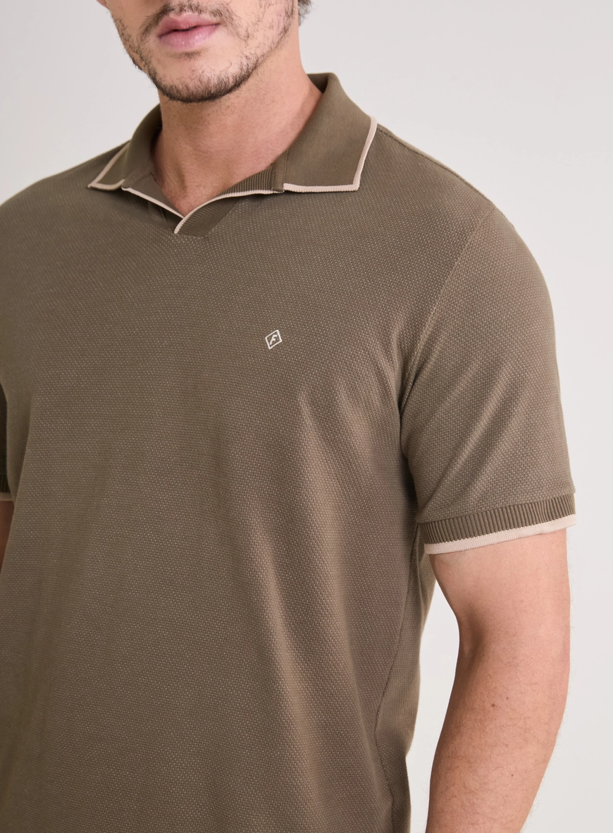 Polo Masculina New Box Cubana Verde