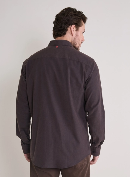 Camisa Masculina Relax De Manga Longa