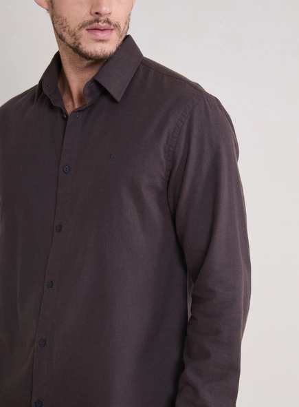 Camisa Masculina Relax De Manga Longa