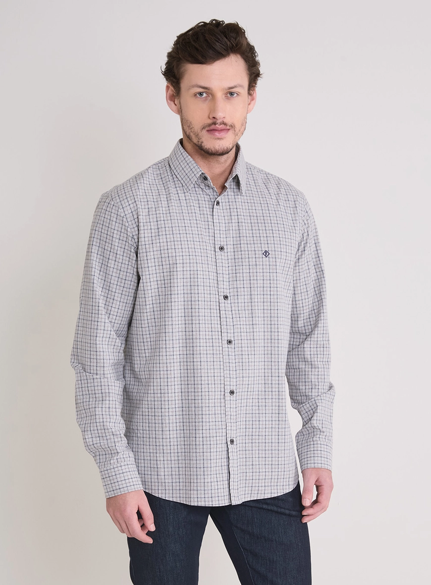 Camisa Masculina Relax Essential Xadrez Estampados