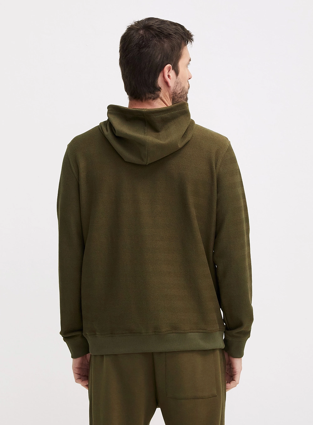 Jaqueta Masculina New Comfort Com Capuz Verde 8